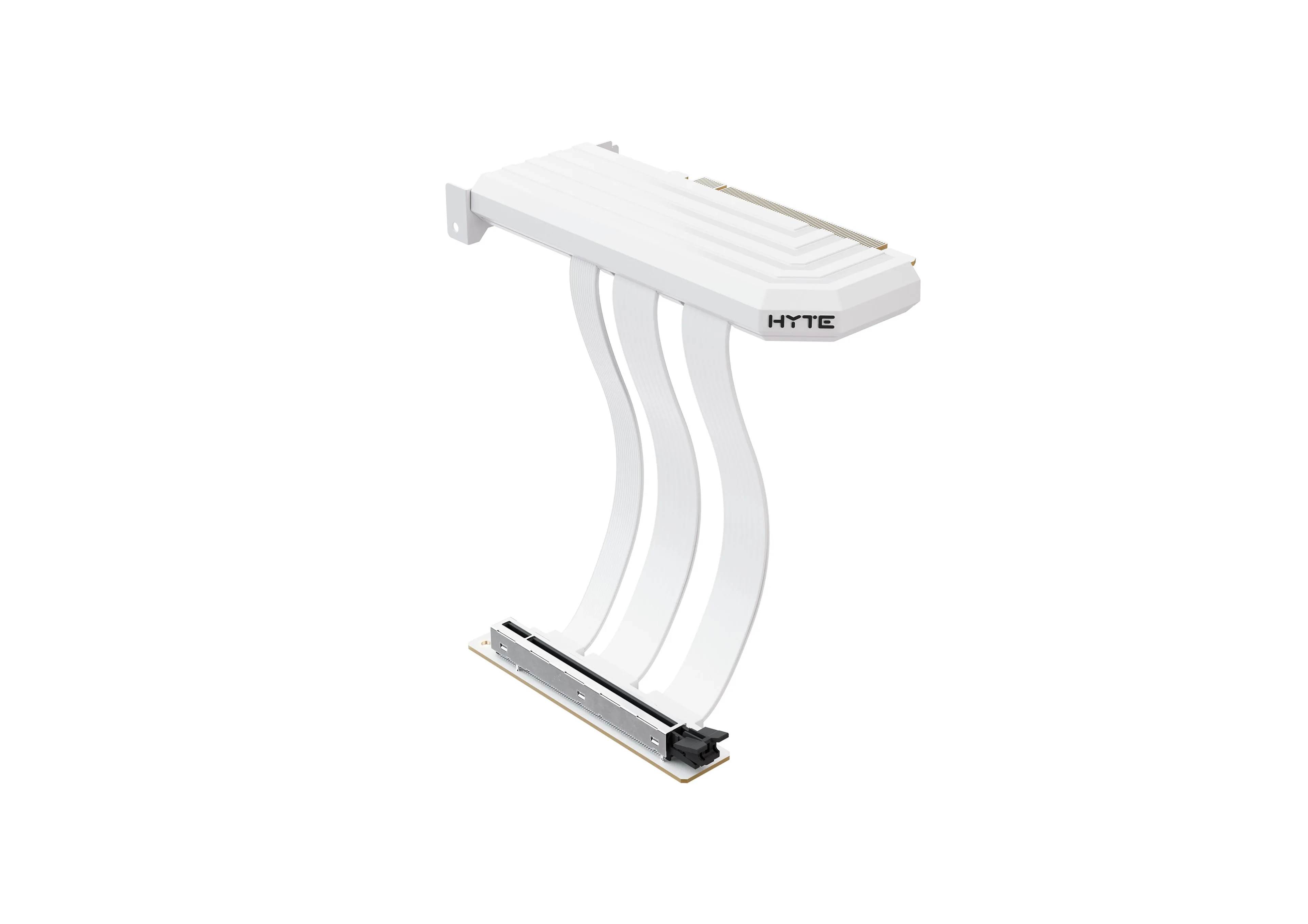 HYTE PCIe 5.0 Hyper -n&auml;yt&ouml;nohjaimen riser-kaapeli, 200 mm, valkoinen