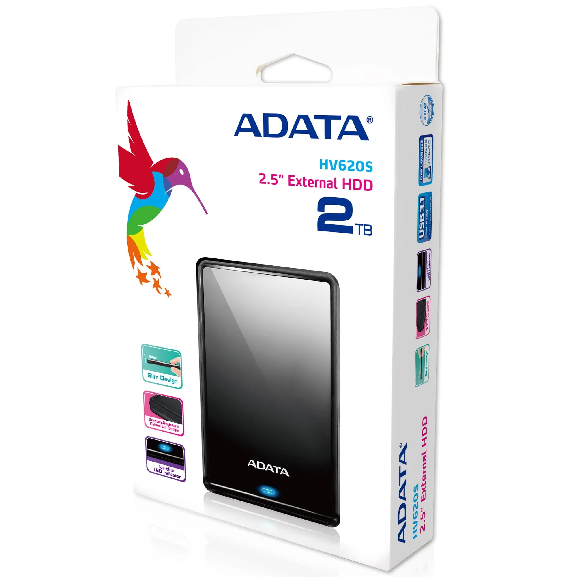 A-Data HV620S 2TB - external hdd