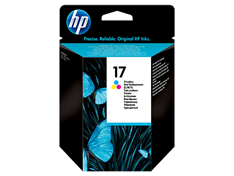 HP No. 17 Tricolor Ink Cartridge EUR For use in the HP DeskJet 840/842 printers