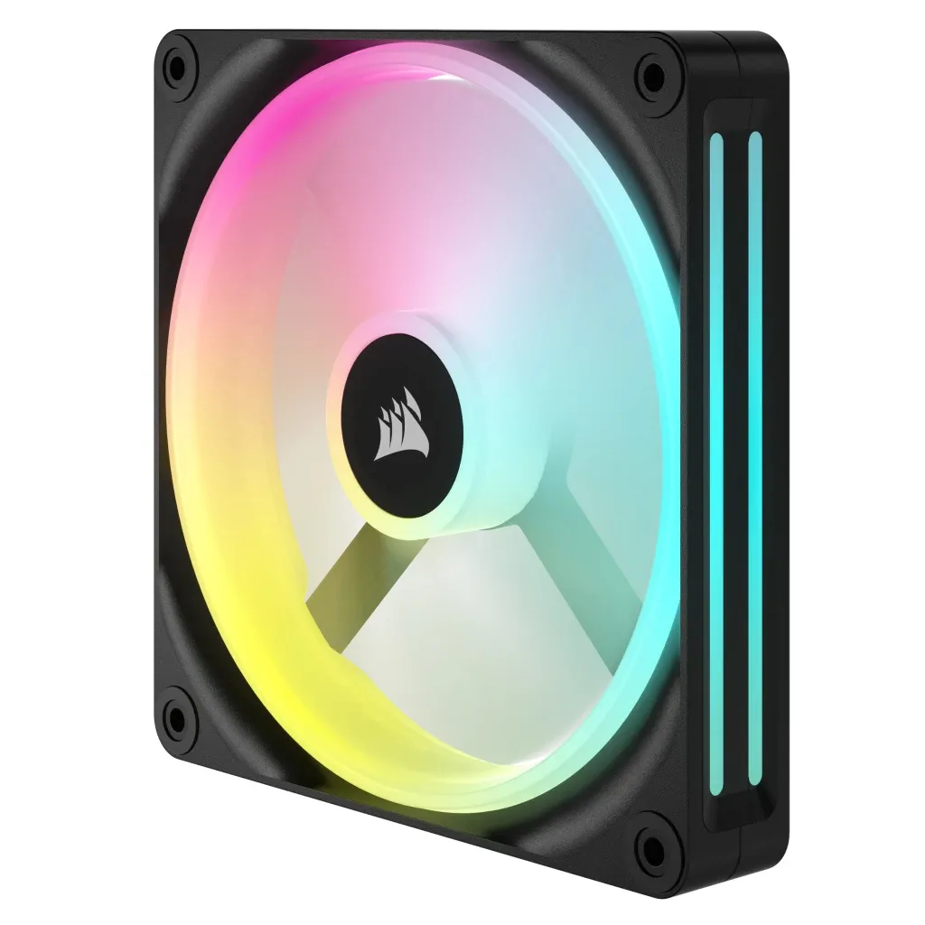 Corsair iCUE LINK QX140, RGB, PWM, Expansion Kit, 140mm -kotelotuuletin, musta