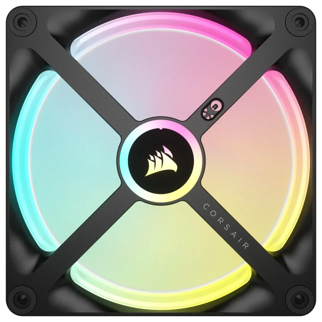 Corsair iCUE LINK QX140, RGB, PWM, Expansion Kit, 140mm -kotelotuuletin, musta
