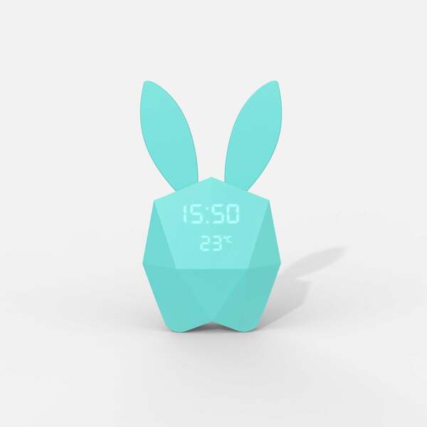 MOB Cutie Clock -her&auml;tyskello, vaaleansininen