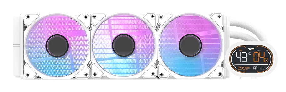 DARKFLASH DH360D White v2 360 mm All-in-One CPU Liquid Cooler