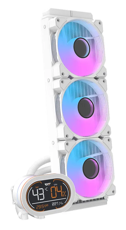 DARKFLASH DH360D White v2 360 mm All-in-One CPU Liquid Cooler