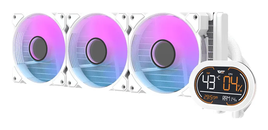 DARKFLASH DH360D White v2 360 mm All-in-One CPU Liquid Cooler