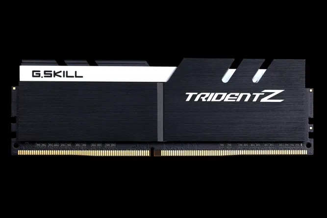 G.Skill Trident Z 16 GB (2 x 8 GB) DDR4 4133 MHz, CL19 - minne, Svart/Vit