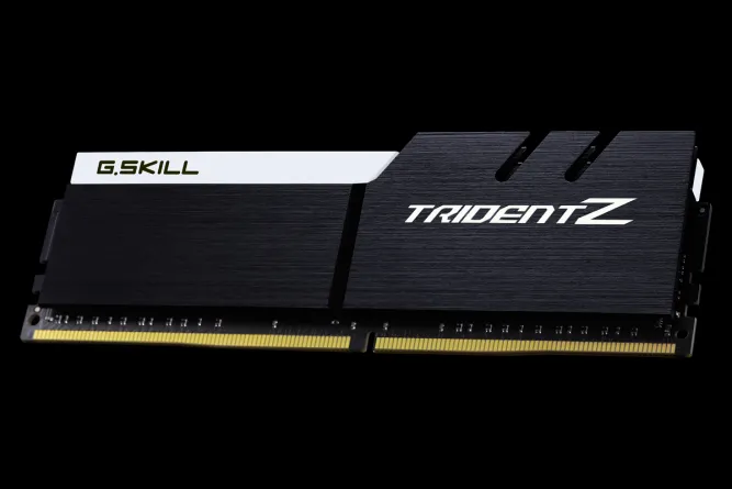 G.Skill Trident Z 16 GB (2 x 8 GB) DDR4 4133 MHz, CL19 - minne, Svart/Vit