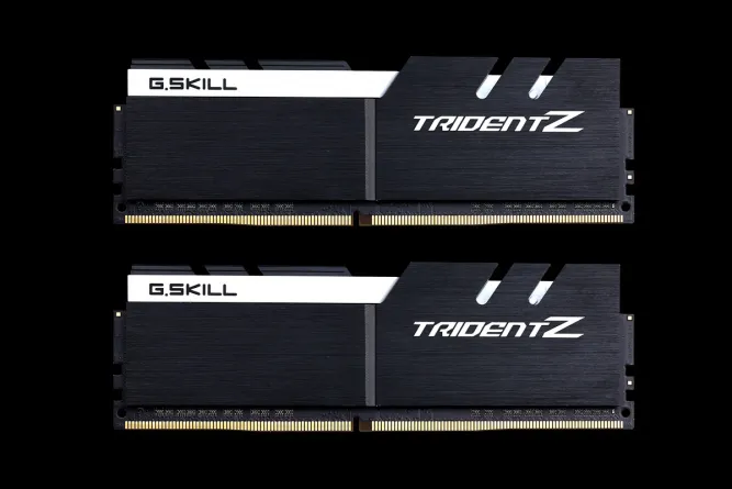 G.Skill Trident Z 16 GB (2 x 8 GB) DDR4 4133 MHz, CL19 - minne, Svart/Vit