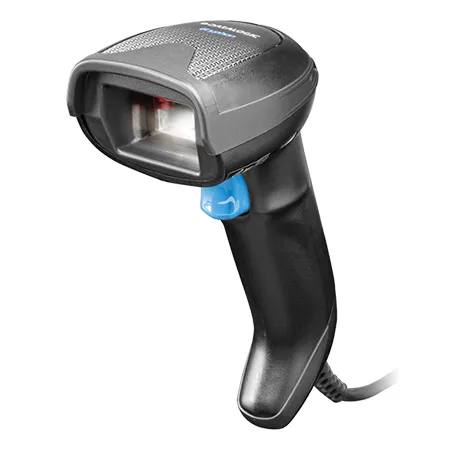 Datalogic Gryphon GD4520, USB Kit, AIO Base, 2D, Black