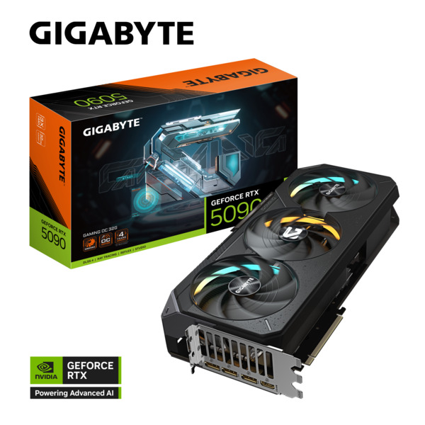 Gigabyte GeForce RTX 5090 WINDFORCE 32 Gt OC -n&auml;yt&ouml;nohjain