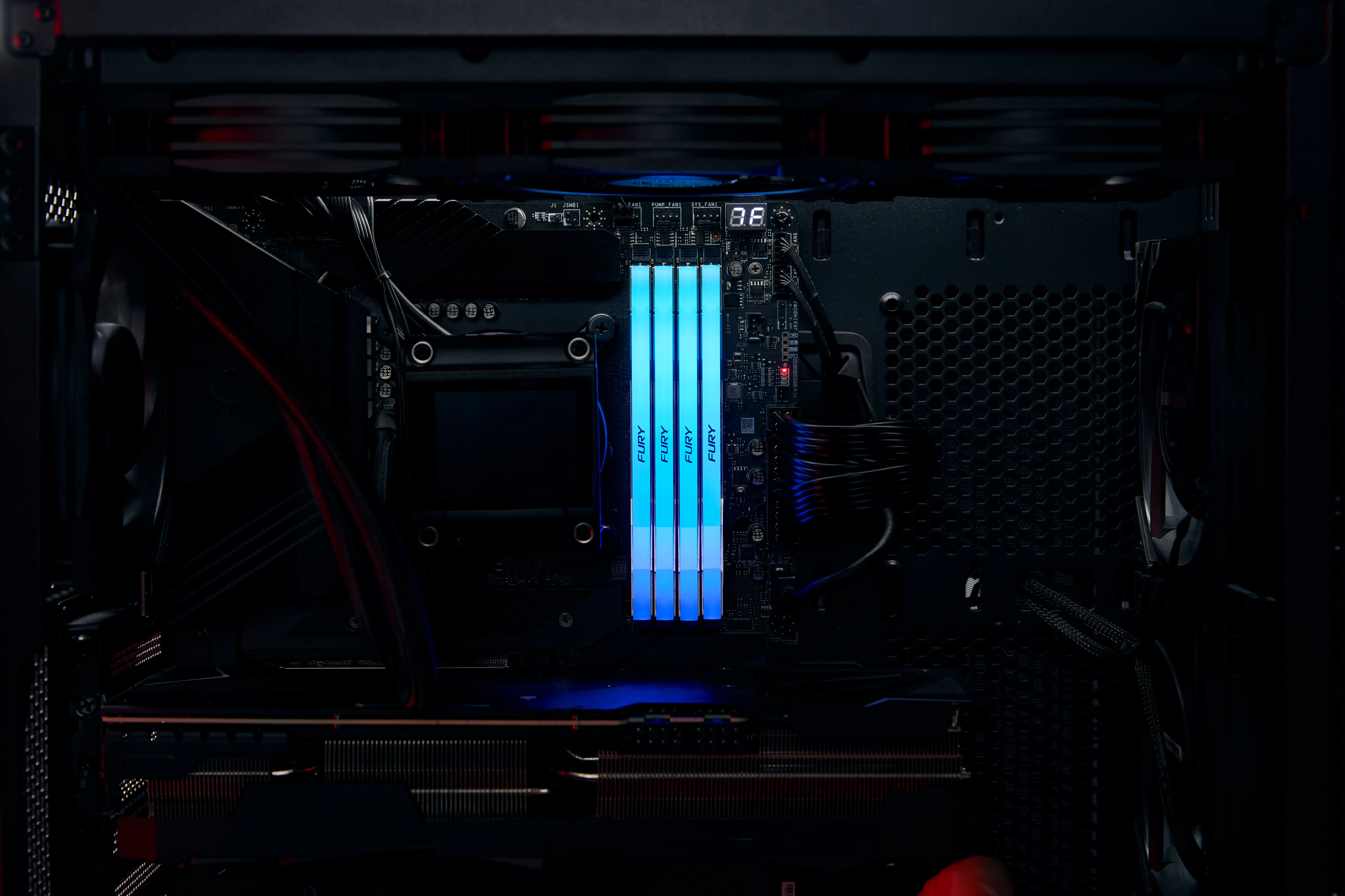 Kingston FURY Renegade RGB CUDIMM 24GB (1 x 24GB) DDR5 8800 MHz, CL42 Memory, Silver/Black (XMP)