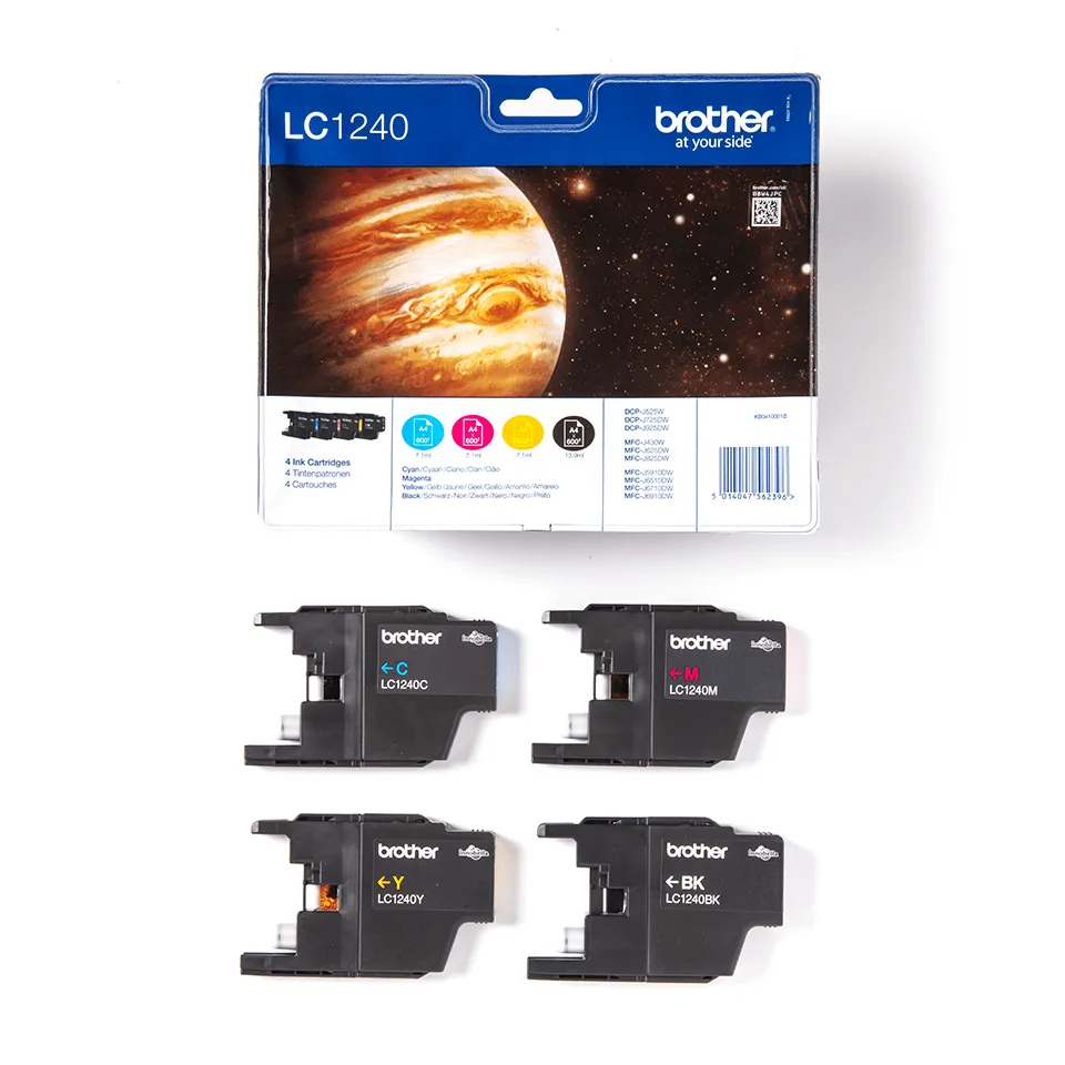 Brother  LC1240VALBP - ink cartridge, Black, Cyan, Magenta, Yellow
