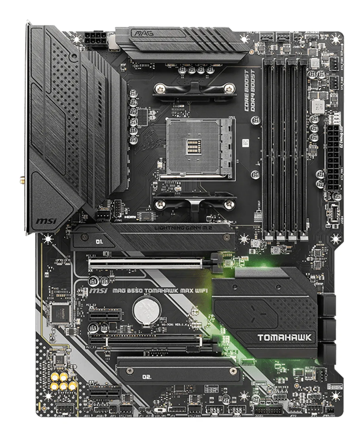 MSI MAG B550 TOMAHAWK MAX WIFI ATX - motherboard
