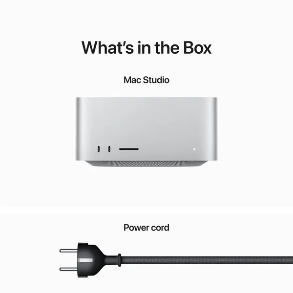 Apple Mac Studio, M2 Max (12C CPU, 30C GPU), 512 GB, 32 GB - dator, Silver (2023)