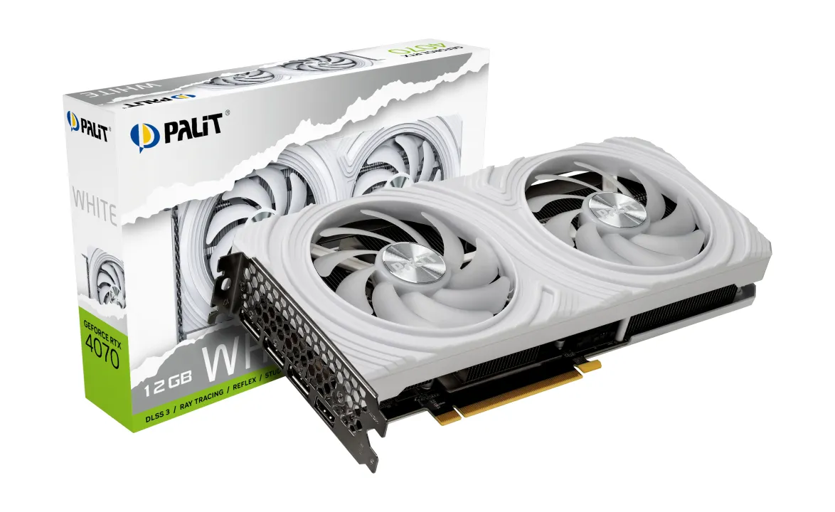 Palit Geforce RTX 4070 White 12 GB - grafikkort
