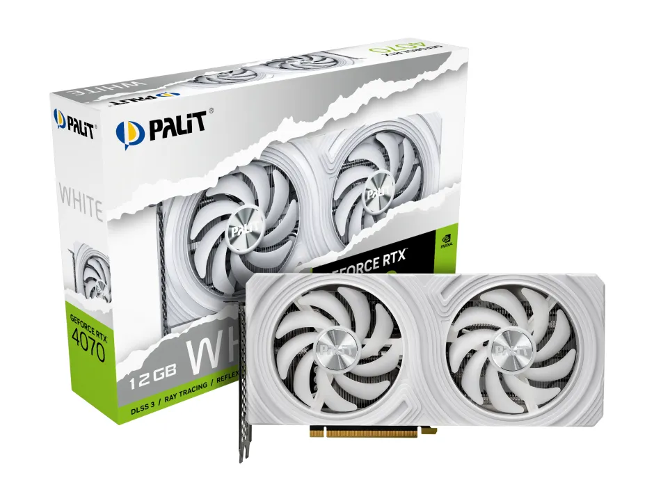 Palit Geforce RTX 4070 White 12 GB - grafikkort