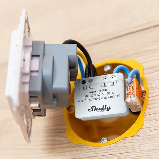 Shelly Qubino Wave PM Mini - smart relay switch, Z-Wave