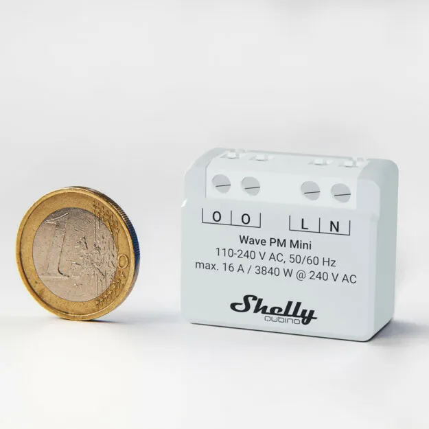 Shelly Qubino Wave PM Mini - smart relay switch, Z-Wave