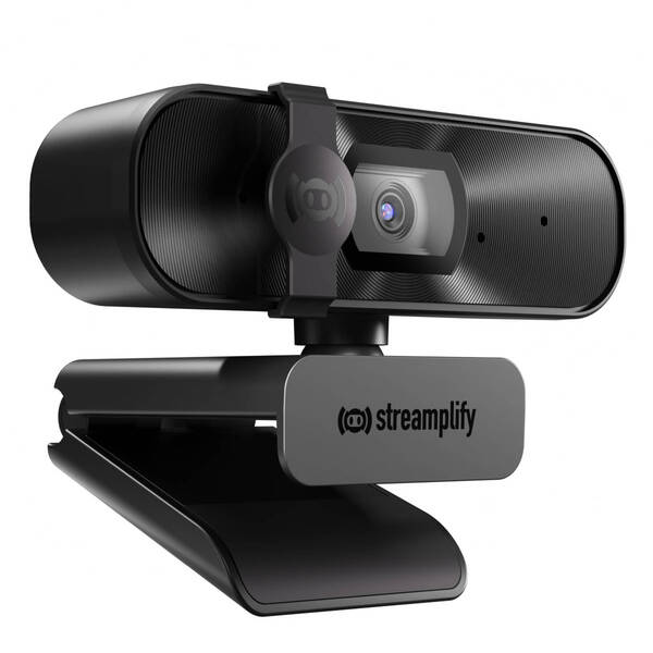 Streamplify Cam Mini Full HD 1080p, 60fps, Autofocus Webcam, Black