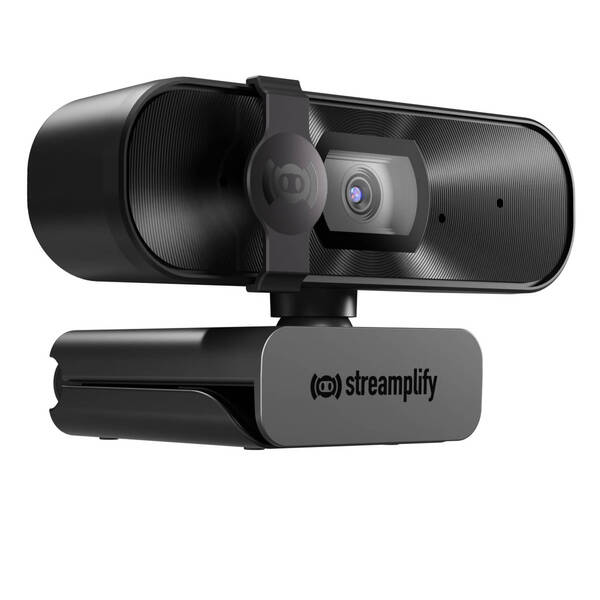 Streamplify Cam Mini Full HD 1080p, 60fps, Autofocus Webcam, Black