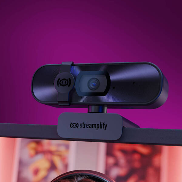 Streamplify Cam Mini, 1080p 60FPS -web-kamera, Musta