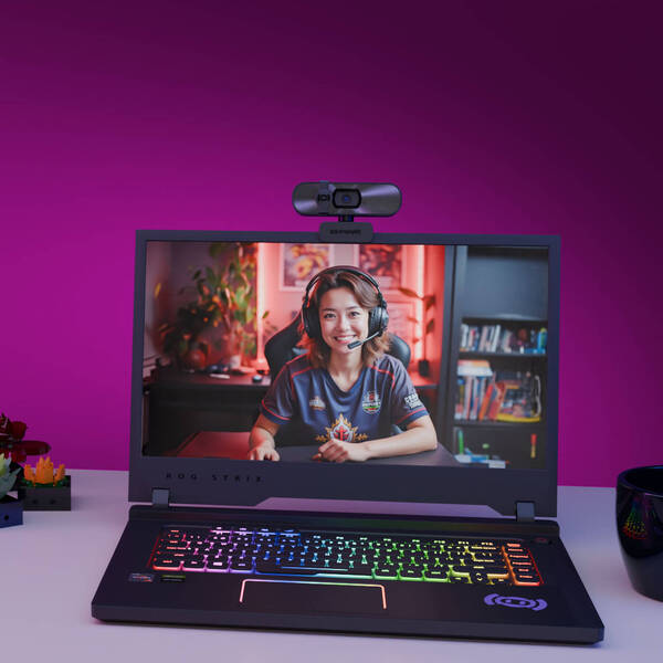 Streamplify Cam Mini, 1080p 60FPS -web-kamera, Musta