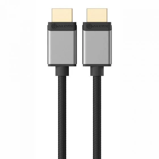 Alogic  HDMI – HDMI 2.1 - kabel, 3 m, Grå Alogic  HDMI – HDMI 2.1 - kabel, 3 m, Grå