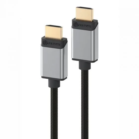 Alogic  HDMI – HDMI 2.1 - kabel, 3 m, Grå Alogic  HDMI – HDMI 2.1 - kabel, 3 m, Grå