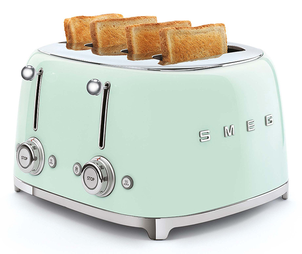 Smeg 50's Style - toaster, 4 slice(s),  Green