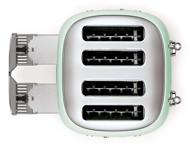 Smeg 50's Style - toaster, 4 slice(s),  Green