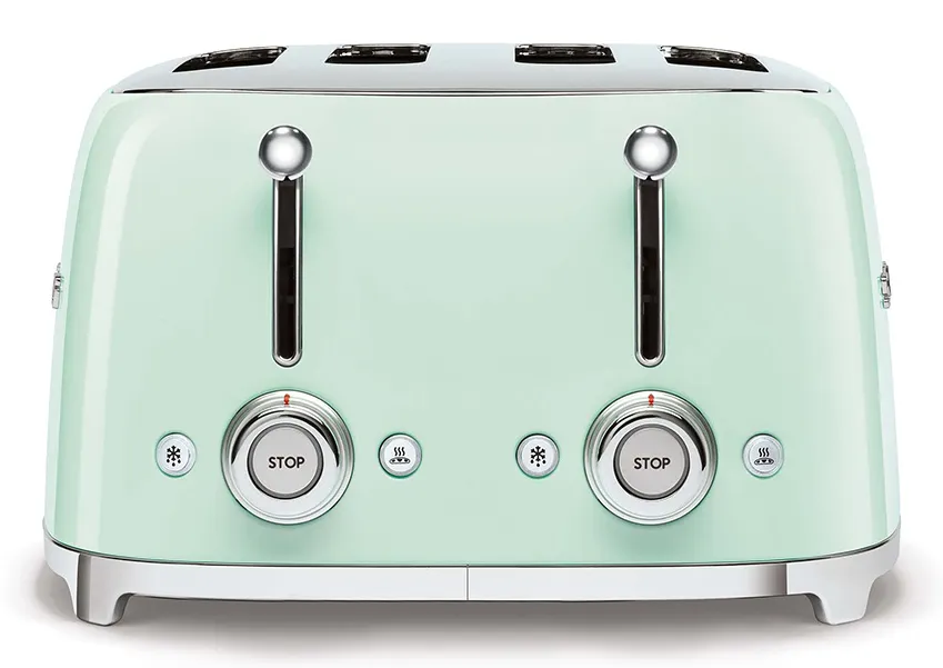 Smeg 50's Style - toaster, 4 slice(s),  Green