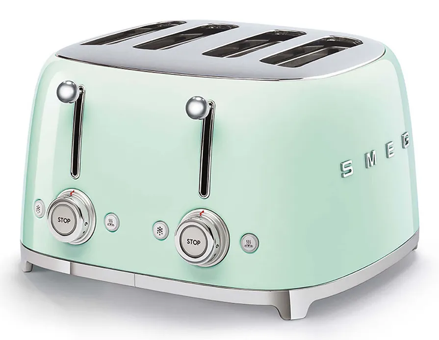 Smeg 50's Style - toaster, 4 slice(s),  Green