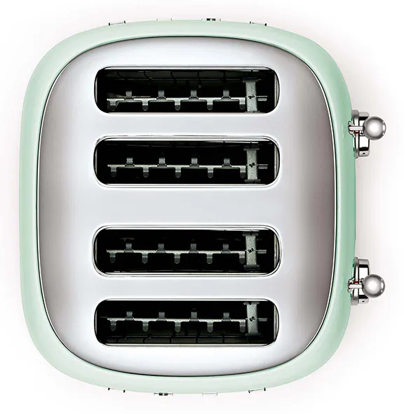 Smeg 50's Style - toaster, 4 slice(s),  Green