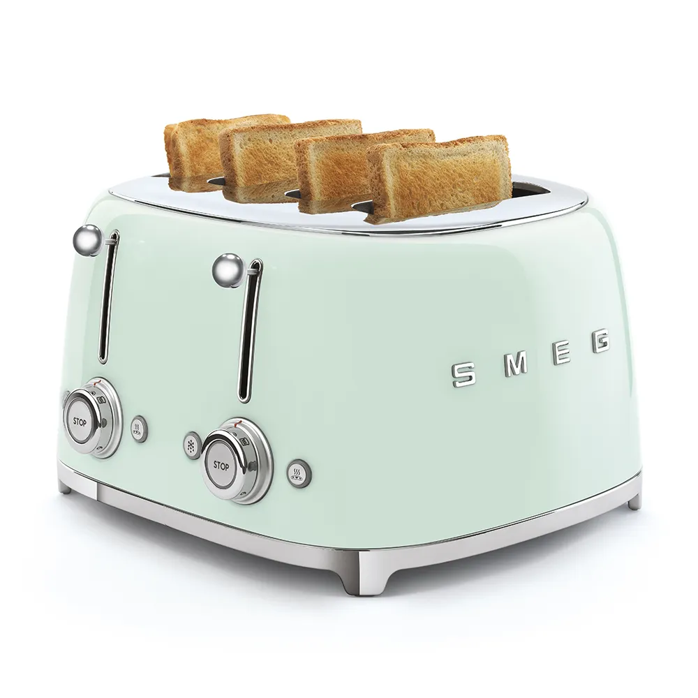 Smeg 50's Style - toaster, 4 slice(s),  Green
