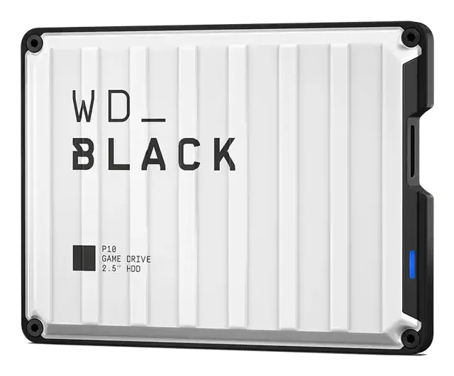 Western Digital WD_BLACK P10 Game Drive PlayStation 2TB External HDD, White
