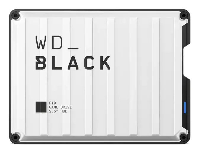 Western Digital WD_BLACK P10 Game Drive PlayStation 2TB External HDD, White