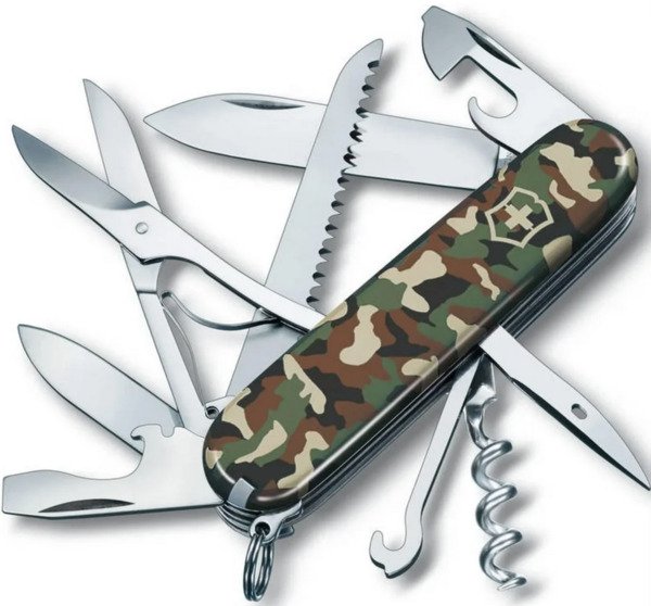 Victorinox Huntsman -taskumonitoimity&ouml;kalu, maastokuvio, 91 mm