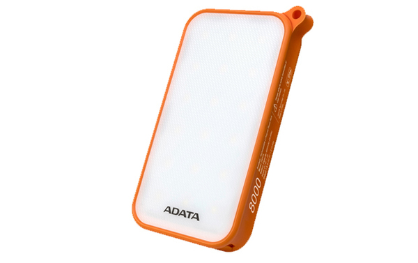 ADATA 8000mAh Power Bank 4-mode LED ORANGE