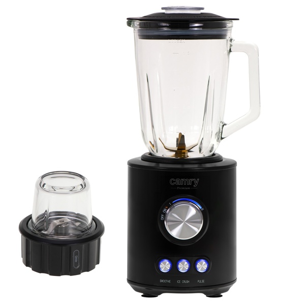 Camry CR 4088 Blender, 1800 W, 1.5 L Glass Jar, Piano Black