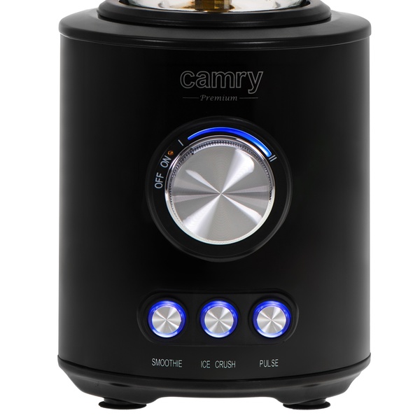Camry CR 4088 Blender, 1800 W, 1.5 L Glass Jar, Piano Black