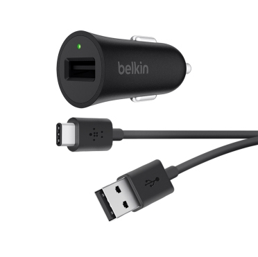 BOOST UP Quick Charge 3.0 Car Charger w/USB-A to USB-C Cable