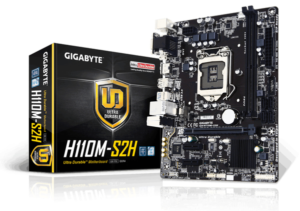 Gigabyte H110M-S2H-Gaming, mATX moderkort