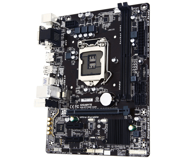 Gigabyte H110M-S2H-Gaming, mATX moderkort