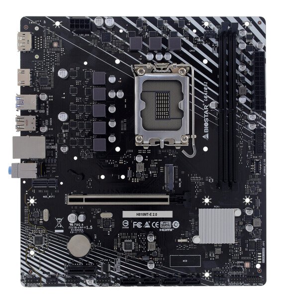 Biostar H810MTE 2.0 LGA1851 mATX moderkort