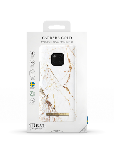 IDEAL FASHION CASE (MATE 20 PRO CARRARA GOLD)