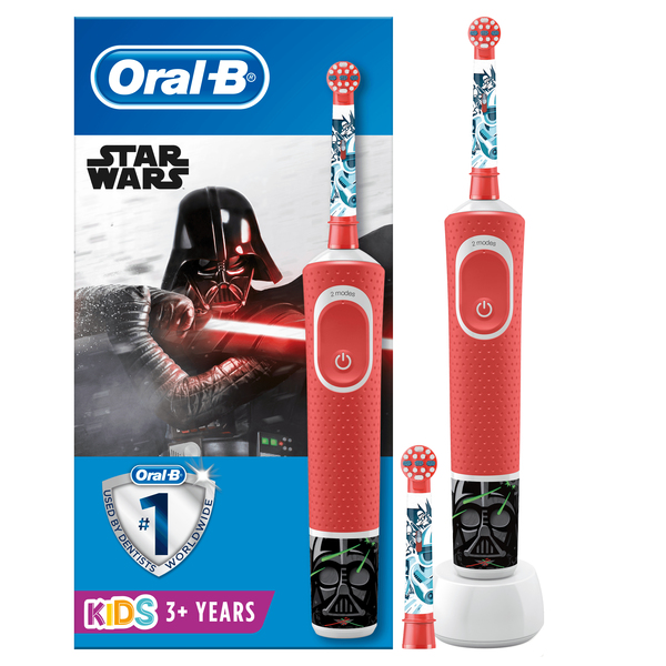 Braun Stages Power Disney Star Wars - electric toothbrush, Black, Red