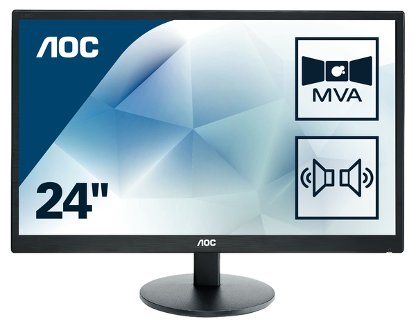 Monitor AOC M2470SWDA2 23.6inch, MVA, D-Sub/DVI