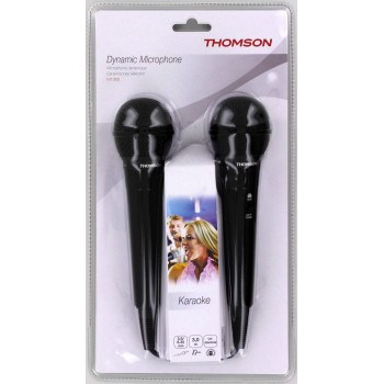 THOMSON Mikrofoni M135D Dynaaminen Black 2-pack