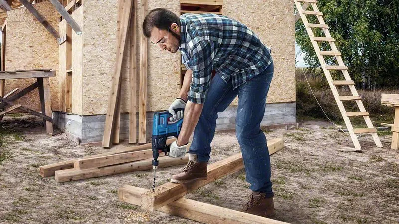 Bosch GBH 18V-21 Professional - cordless rotary hammer with sds plus