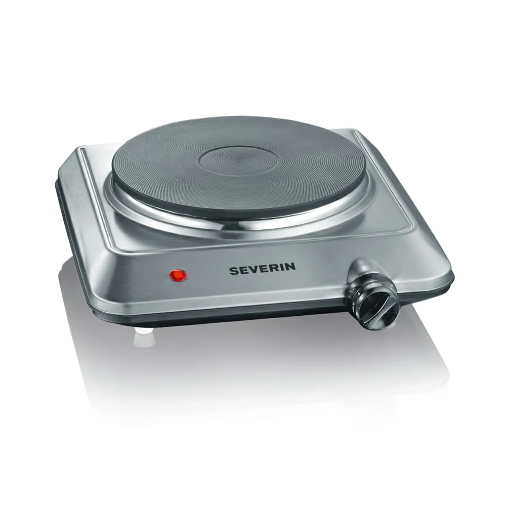 SEVERIN KP 1092 Kokplatta, 1500 W, borstat rostfritt st&aring;l